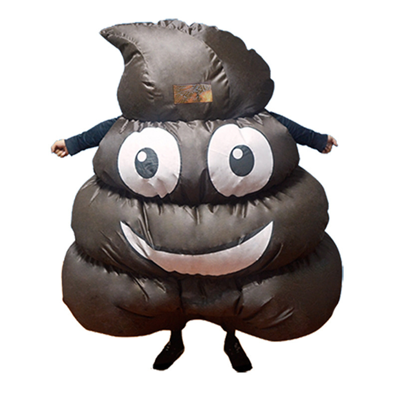 Halloween Costume Adult - Kostum Kotoran Tiup Lucu untuk Dewasa,