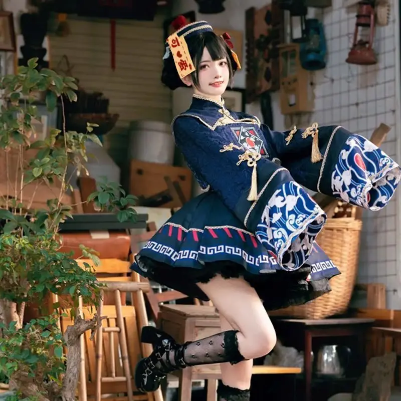 Halloween Costume Kids - Gaun Manis Gaya Tiongkok Lolita Pakaian