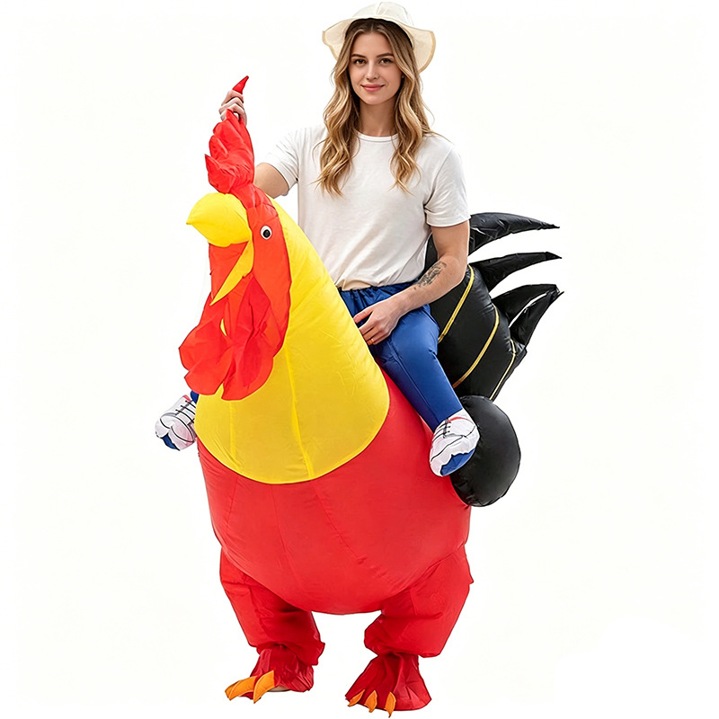 Halloween Costume Adult - Kostum Ayam Lucu untuk Halloween, Aksesori