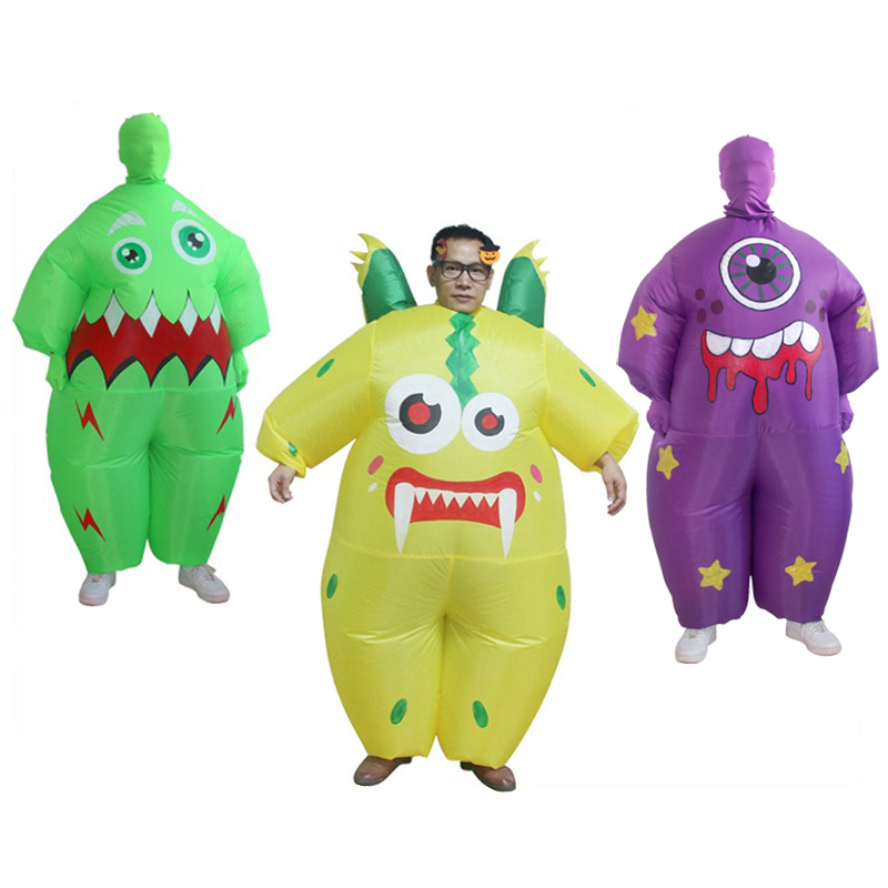 Halloween Costume Adult - Kostum Tiup Ekspresi Setan Halloween Mulut