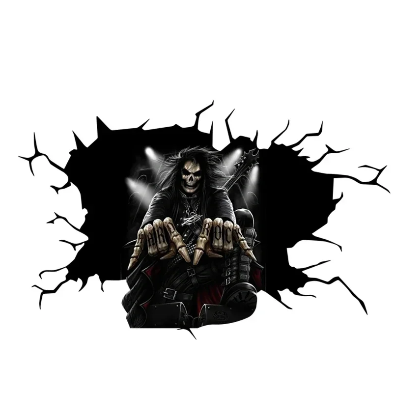 Halloween Skeleton Decoration - Stiker Mobil Bertema Tengkorak Horor Halloween,