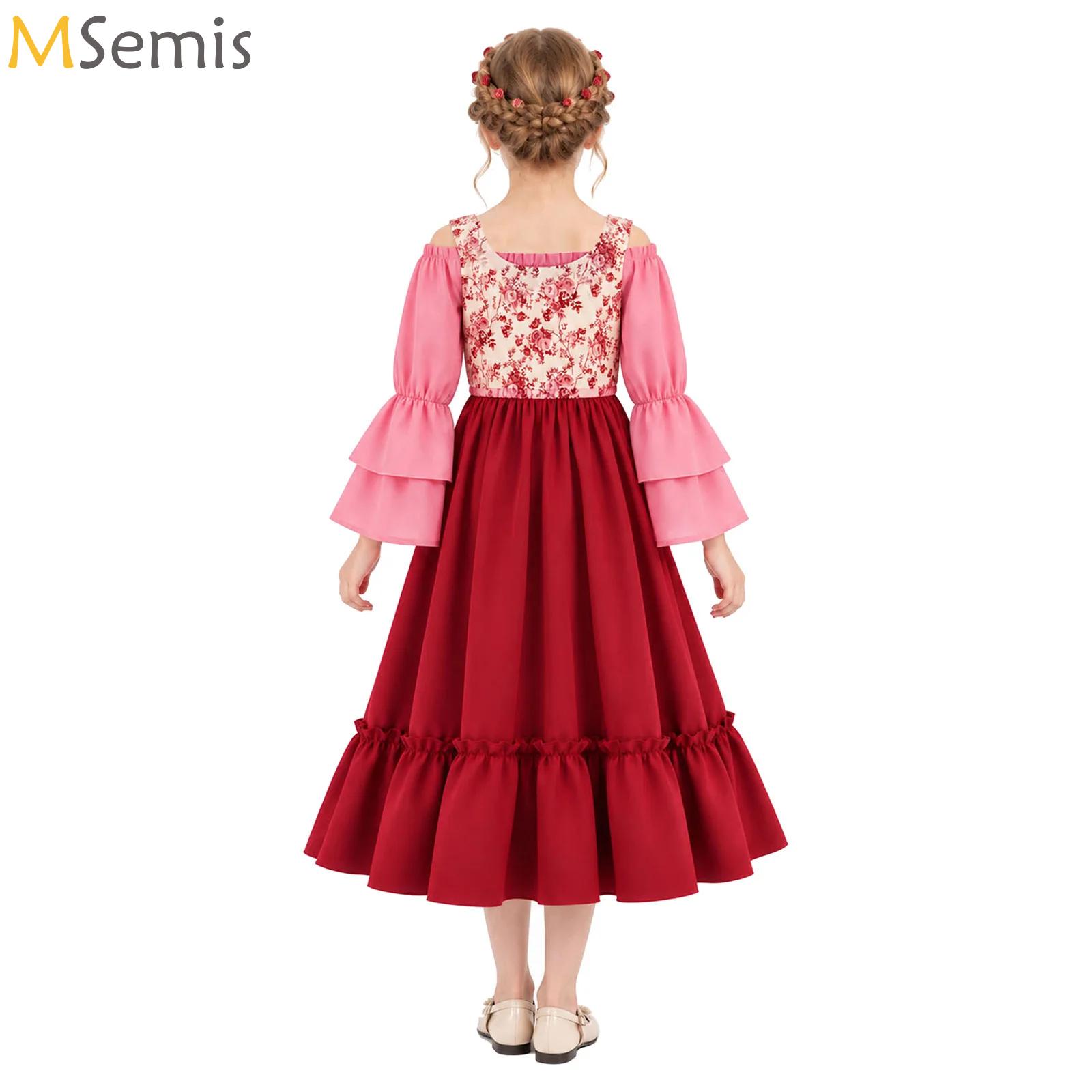 Halloween Costume Kids - Kostum Halloween Baru, Gaun Abad Pertengahan,