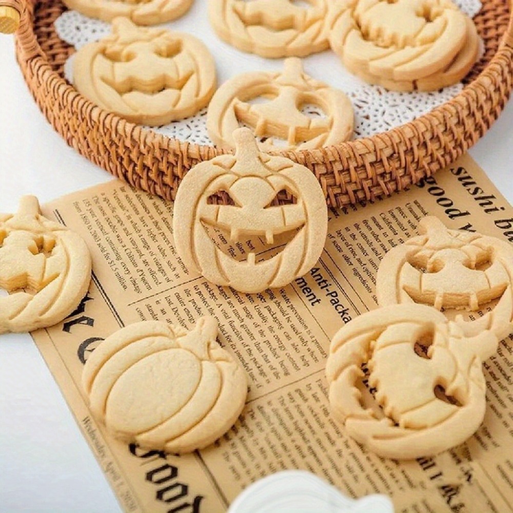 Pumpkin Lantern Halloween - 13Pcs Set Pemotong Kue Halloween Bentuk
