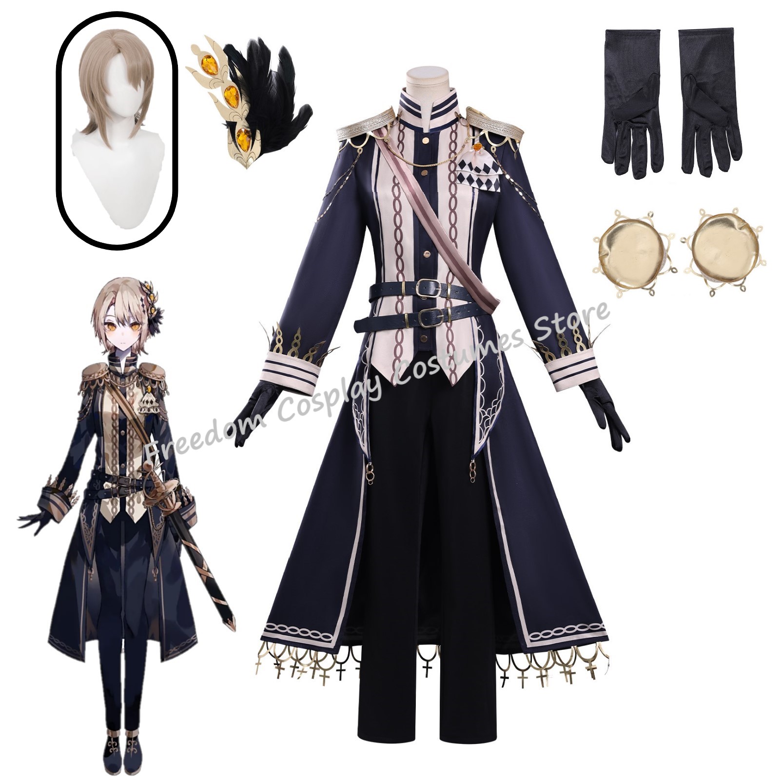 Halloween Costume Kids - Kostum Cosplay Game Magical Girl Witch