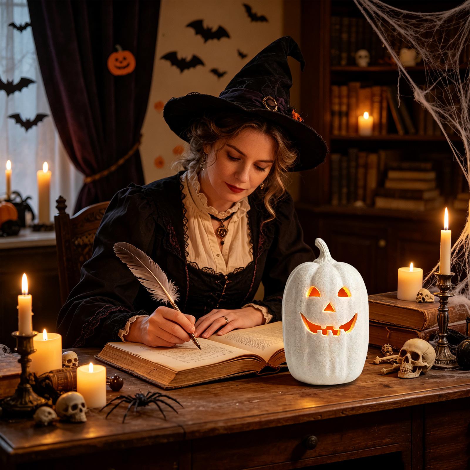 Pumpkin Lantern Halloween - Lentera Labu Dekoratif Buatan Tangan dari