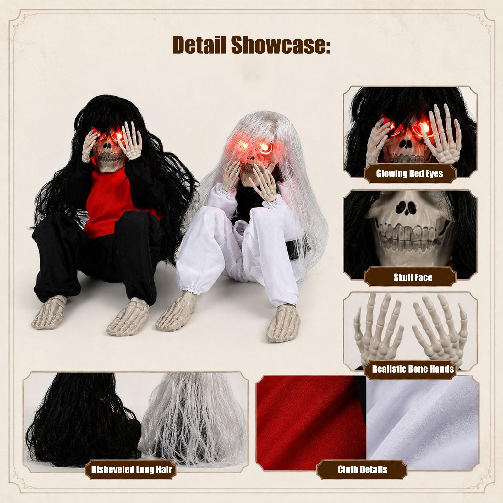 Dekorasi Tengkorak Halloween B - Halloween Skeleton Decoration ulasan dan harga