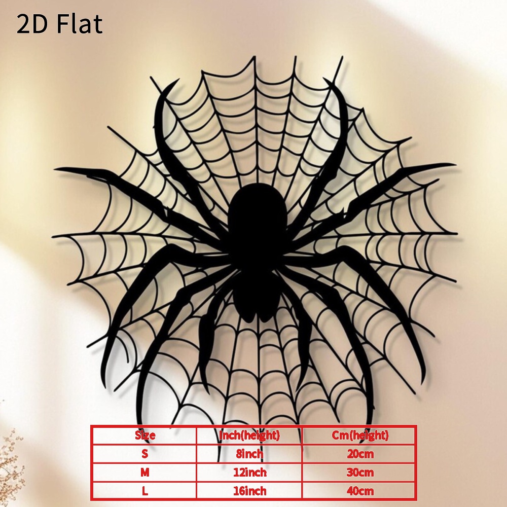 HELLOYOUNG Hiasan Dinding Laba - Spider Web Halloween Decoration ulasan dan harga