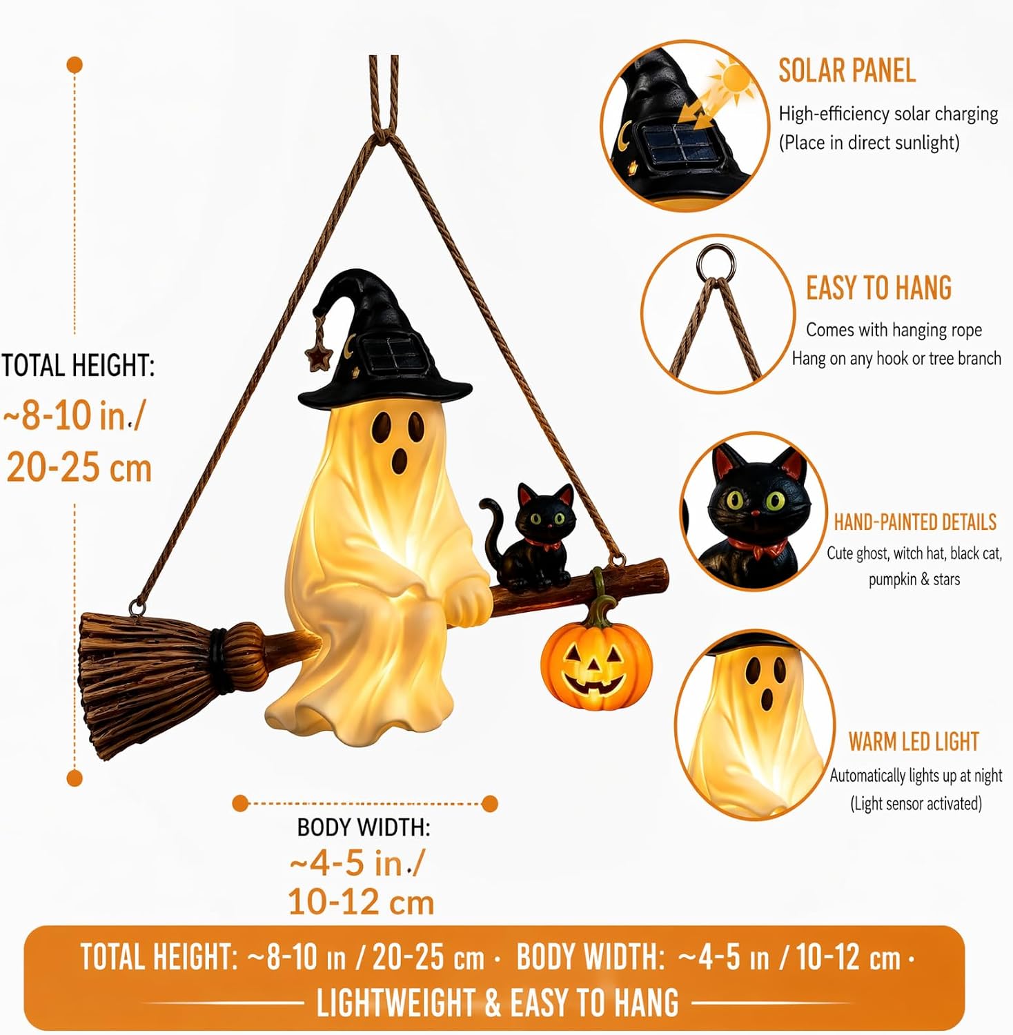 Lentera Halloween berbentuk Ha - Pumpkin Lantern Halloween ulasan dan harga