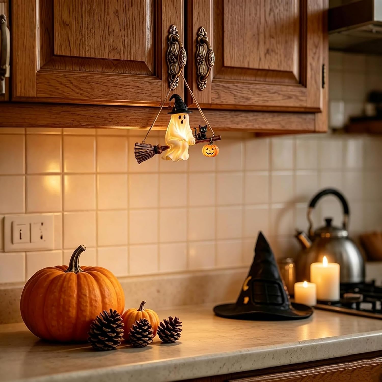 Lentera Halloween berbentuk Ha - Pumpkin Lantern Halloween ulasan dan harga