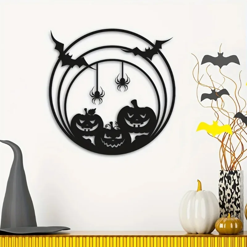 Dekorasi Dinding Logam Bertema - Spider Web Halloween Decoration ulasan dan harga