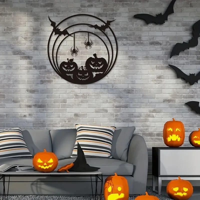 Dekorasi Dinding Logam Bertema - Spider Web Halloween Decoration ulasan dan harga