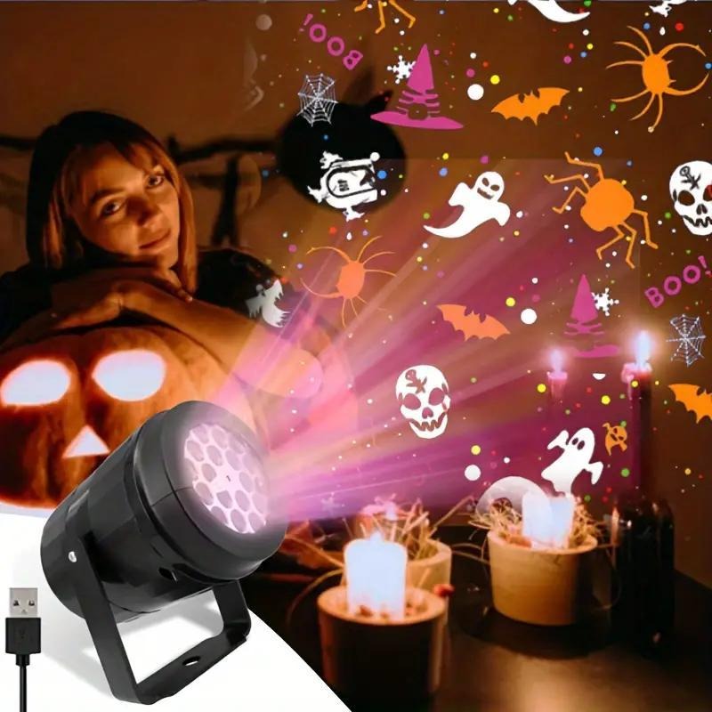 Lampu Proyektor LED Halloween  - Pumpkin Lantern Halloween ulasan dan harga