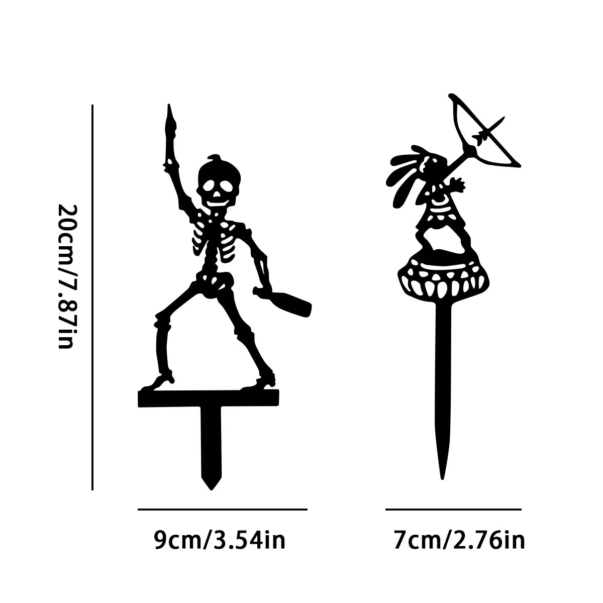 [Stand Panahan Logam] Stand Pa - Halloween Skeleton Decoration ulasan dan harga