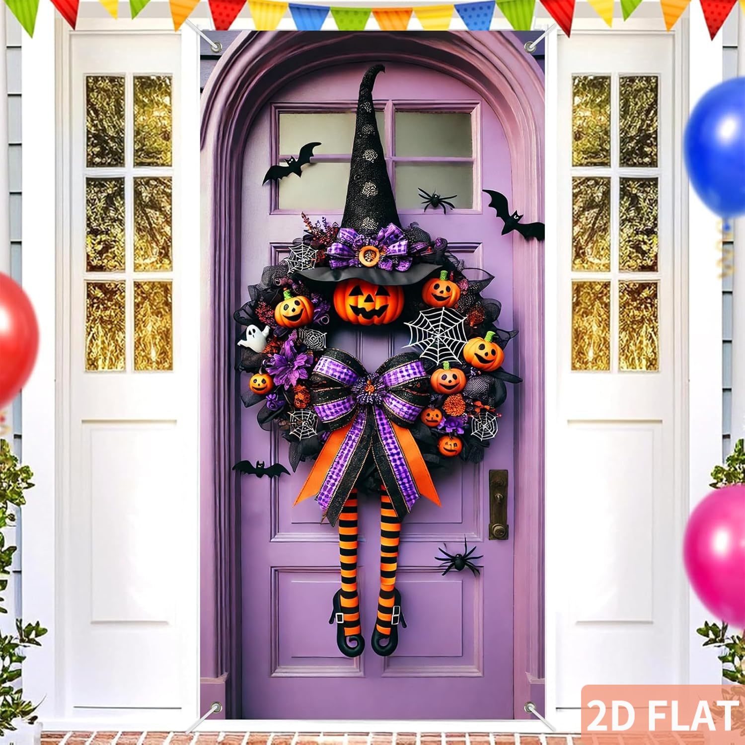 Hiasan Pintu Bertema Halloween - Spider Web Halloween Decoration ulasan dan harga