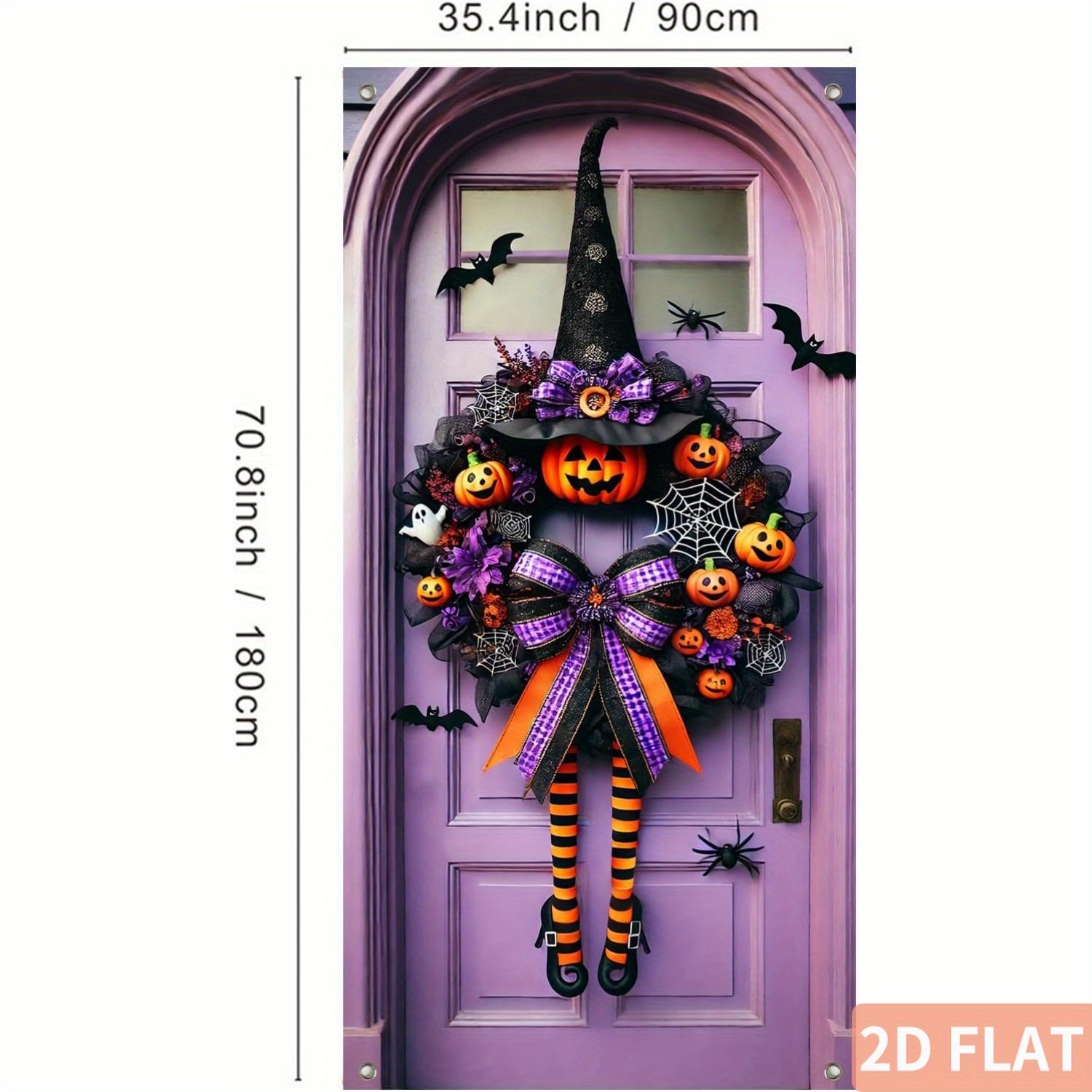 Hiasan Pintu Bertema Halloween - Spider Web Halloween Decoration ulasan dan harga