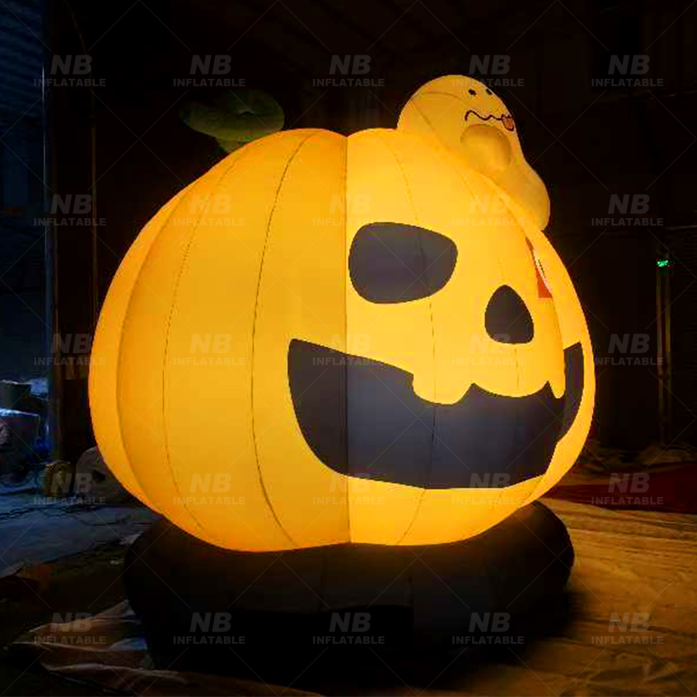 Labu Halloween Tiup Raksasa, D - Halloween Pumpkin Decor Led ulasan dan harga