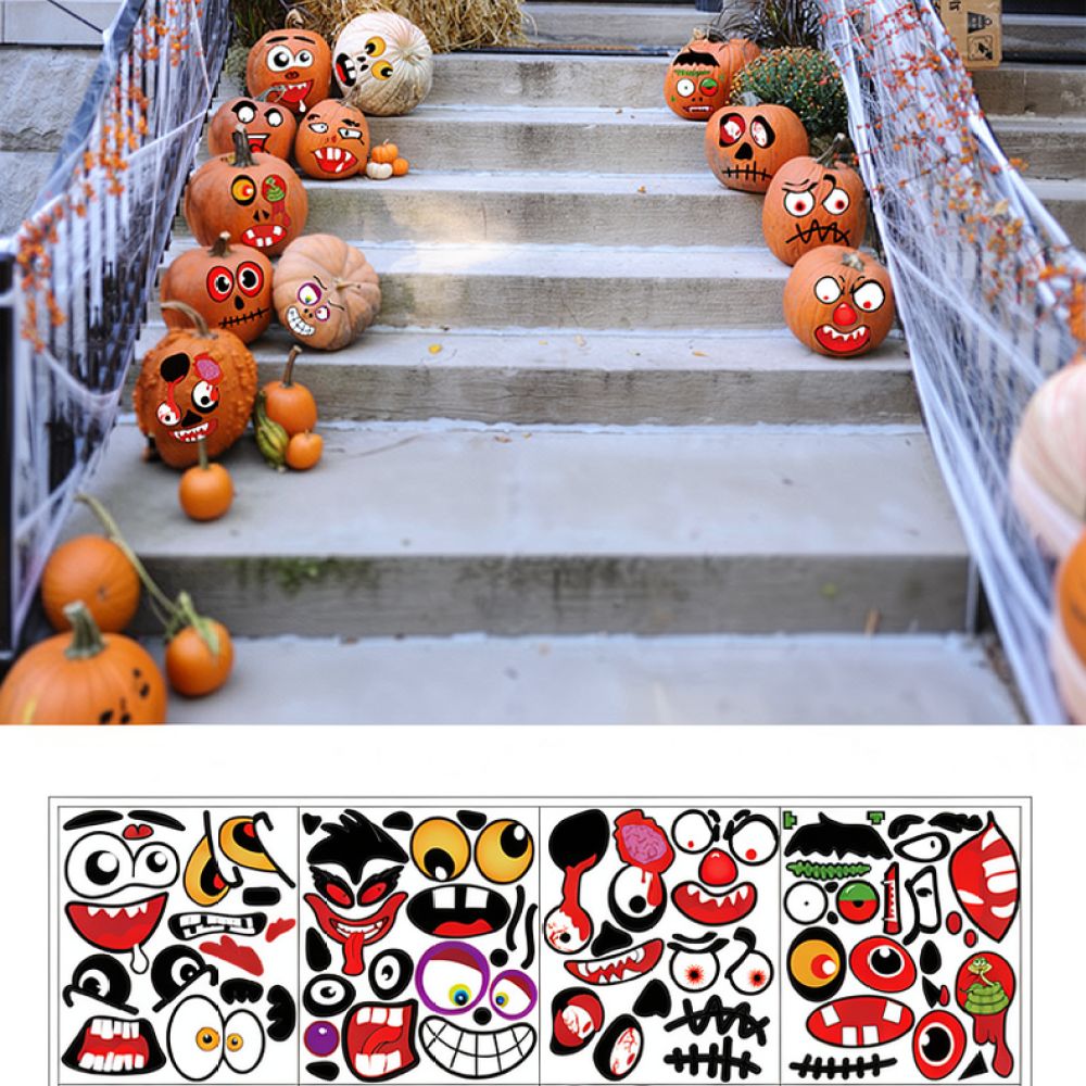 Stiker Dinding Halloween, Stik - Halloween Skeleton Decoration ulasan dan harga