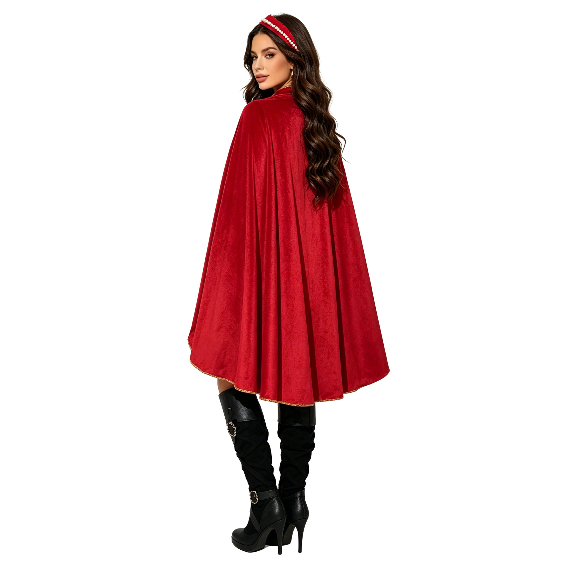 Jubah Beludru Abad Pertengahan - Halloween Costume Adult ulasan dan harga
