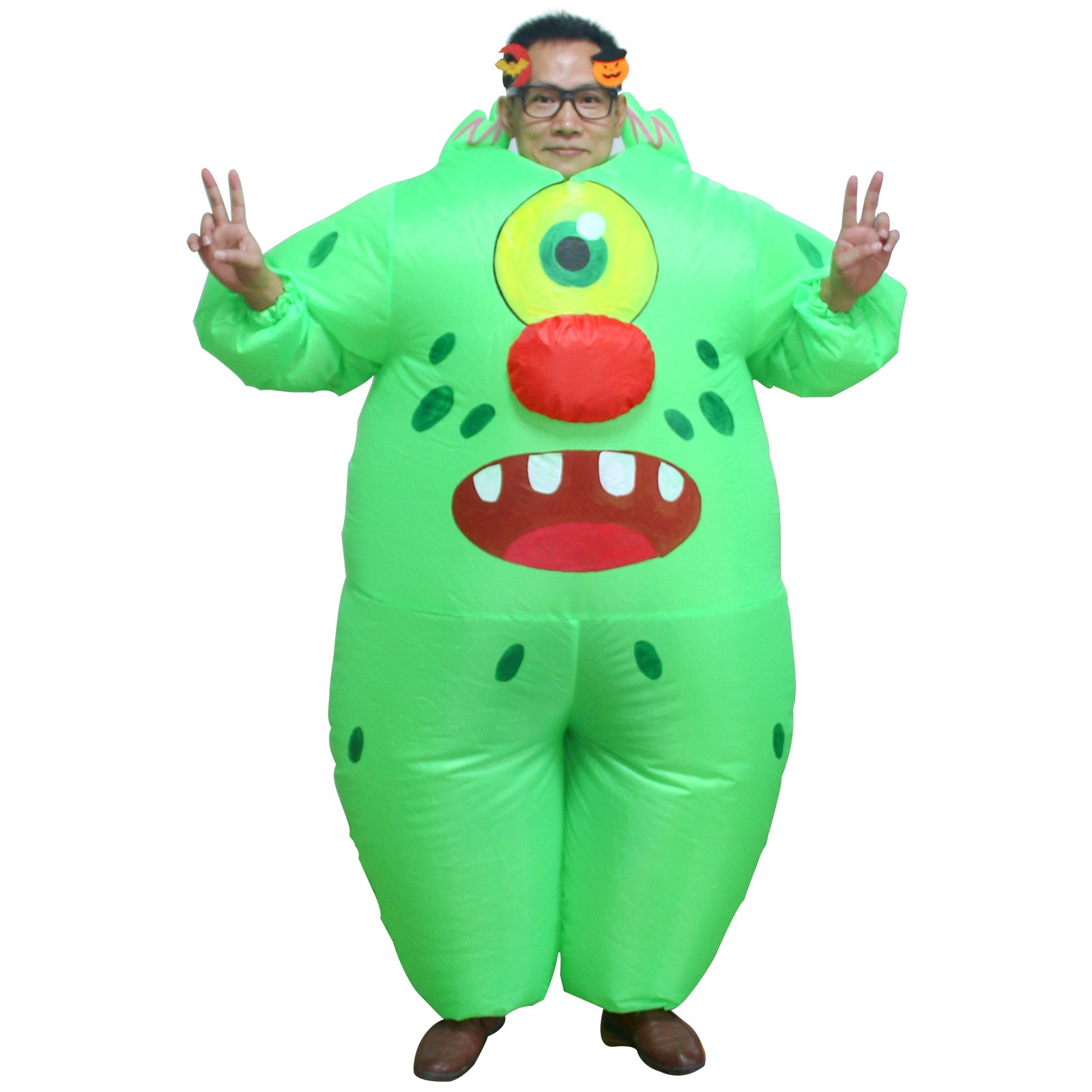 Kostum Tiup Ekspresi Setan Hal - Halloween Costume Adult ulasan dan harga