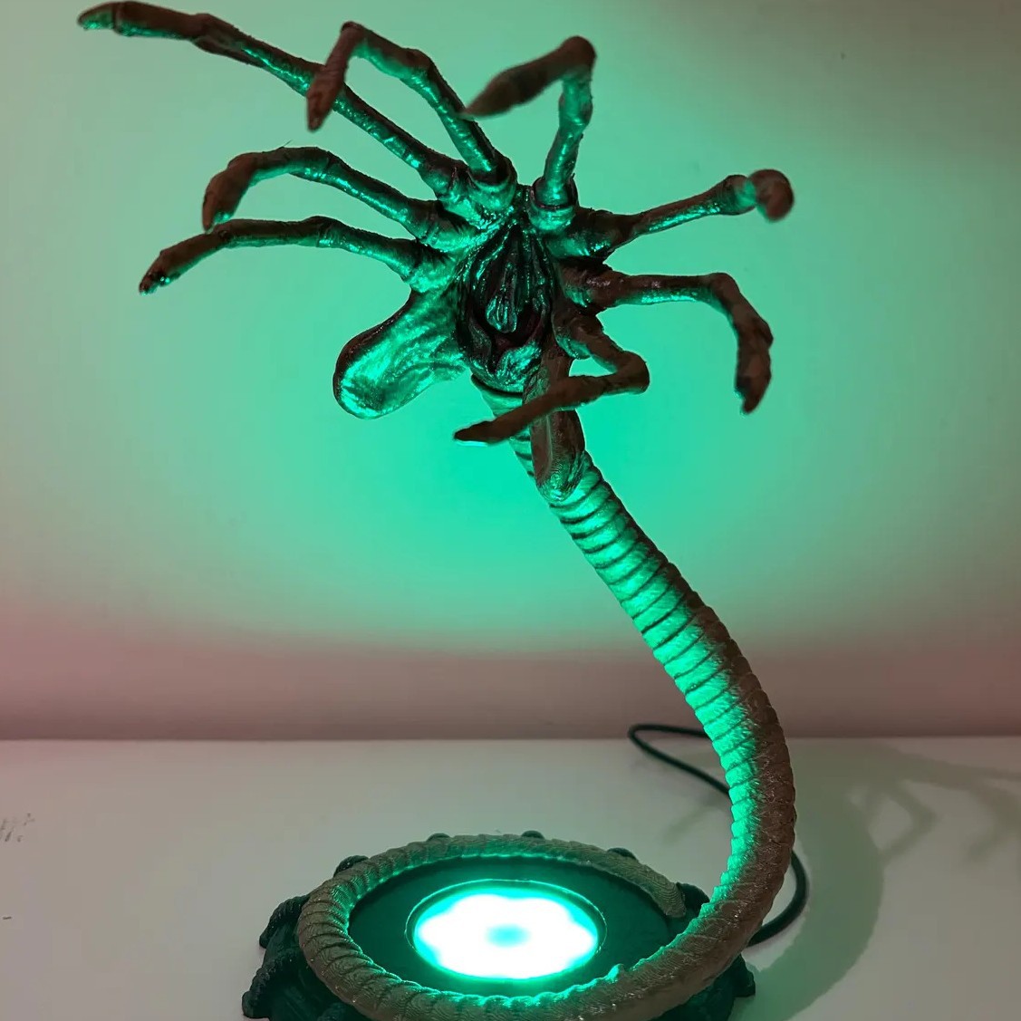 Lampu Alien Facehugger Lampu M - Pumpkin Lantern Halloween ulasan dan harga