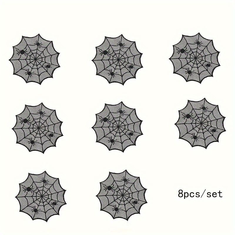 VIKAMA Alas Meja Halloween Mot - Spider Web Halloween Decoration ulasan dan harga