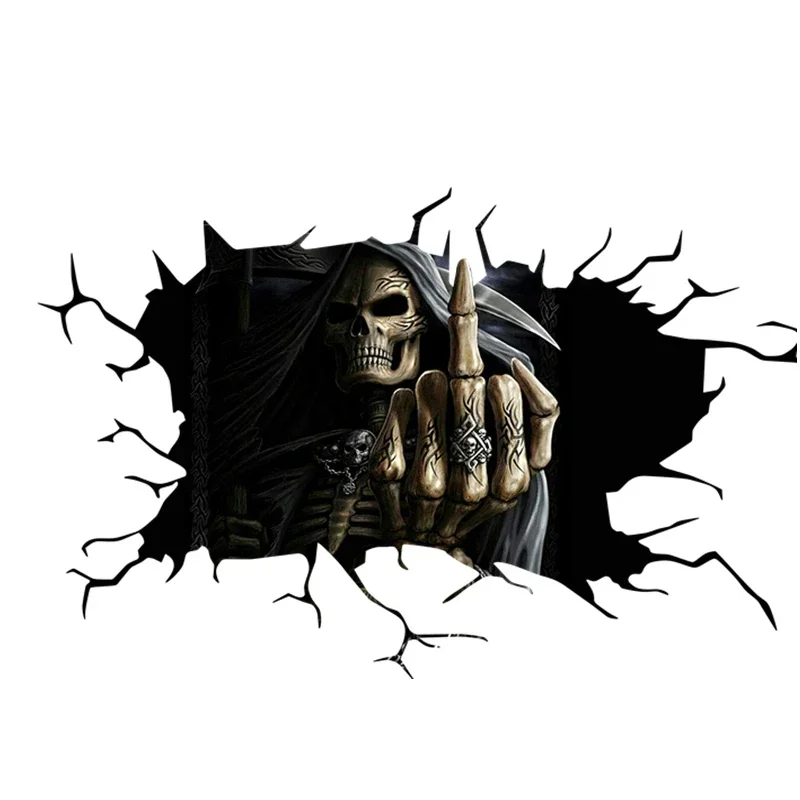 Stiker Mobil Bertema Tengkorak - Halloween Skeleton Decoration ulasan dan harga