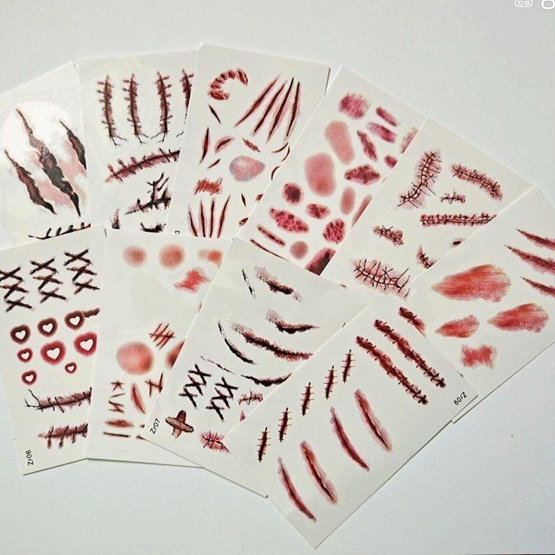30 buah stiker tato Halloween  - Spider Web Halloween Decoration ulasan dan harga