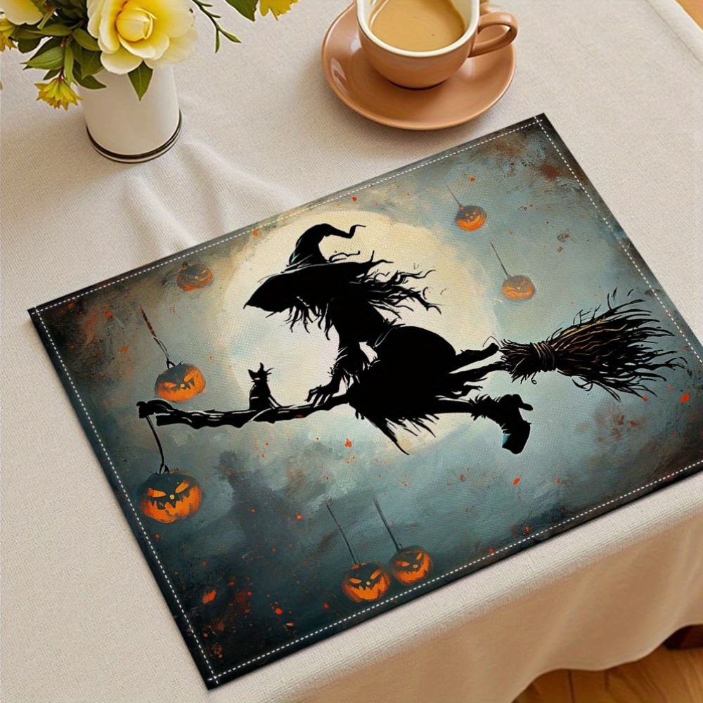 Set 4 Alas Meja Halloween Bert - Pumpkin Lantern Halloween ulasan dan harga