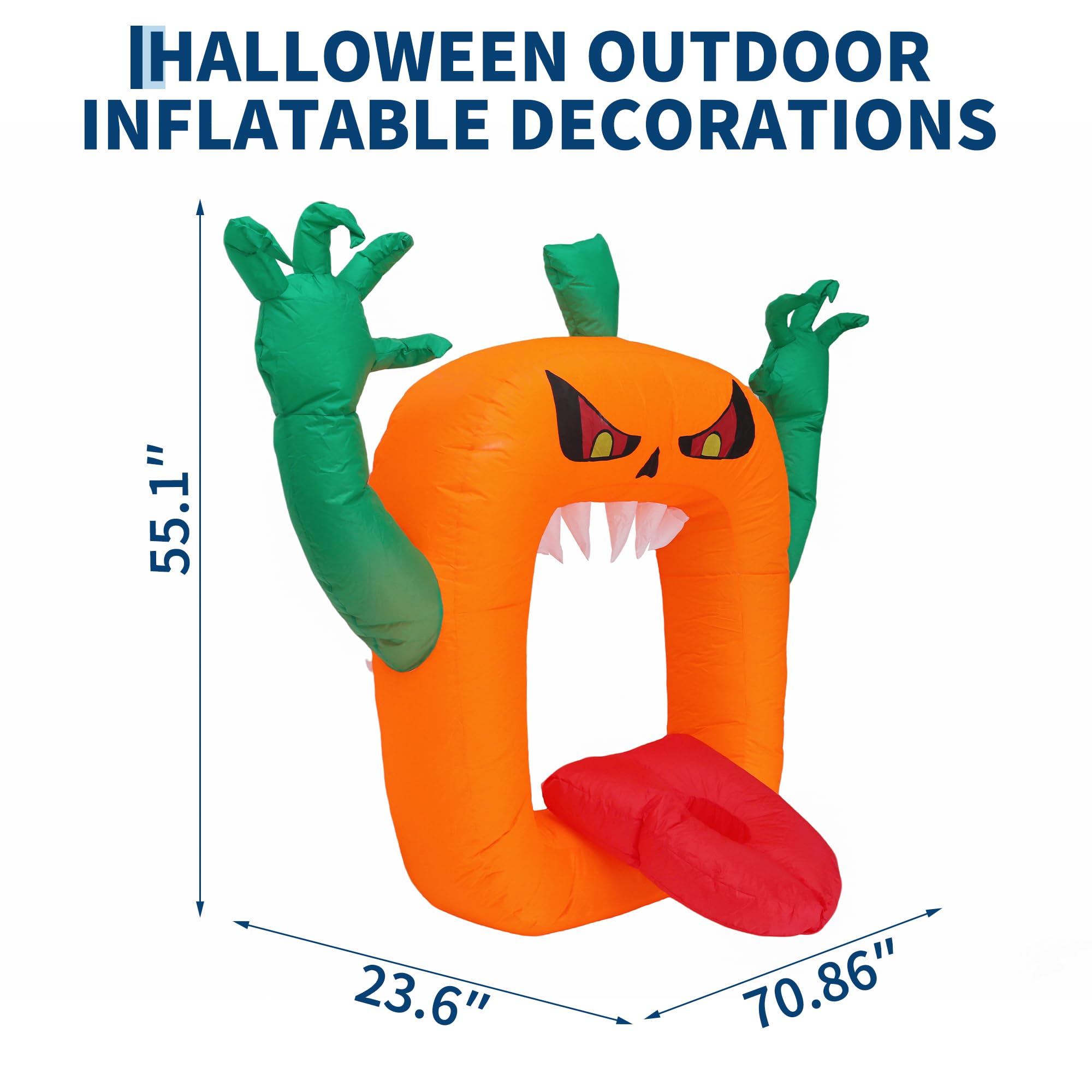 Dekorasi Halloween berbentuk l - Halloween Pumpkin Decor Led ulasan dan harga