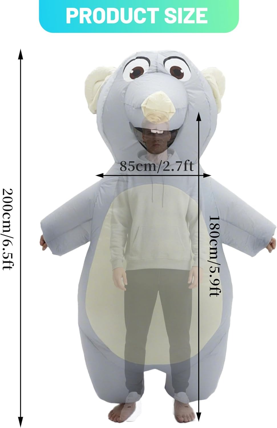 Kostum Tikus Tiup untuk Dewasa - Halloween Costume Adult ulasan dan harga