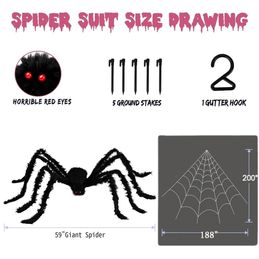 Jaring Laba-laba Halloween 200 - Spider Web Halloween Decoration ulasan dan harga