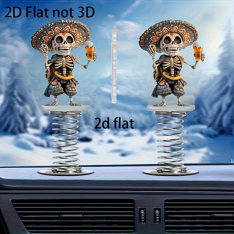 Dekorasi Mobil Halloween 2D Ak - Halloween Skeleton Decoration ulasan dan harga