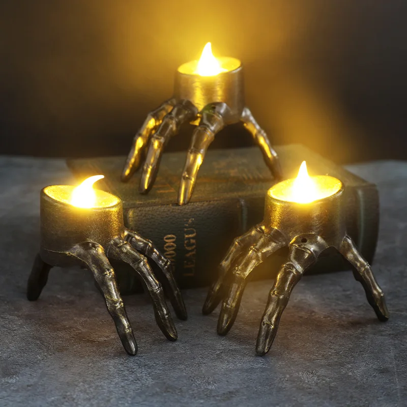 Halloween lampu lilin LED teng - Halloween Skeleton Decoration ulasan dan harga
