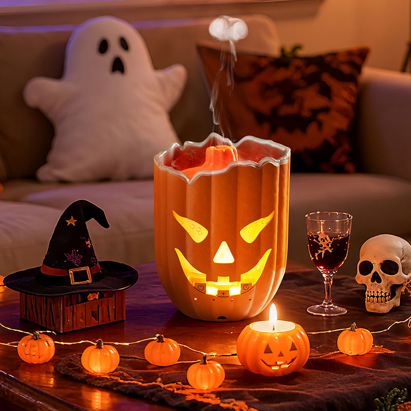 Pengharum Udara Berbentuk Labu - Halloween Pumpkin Decor Led ulasan dan harga