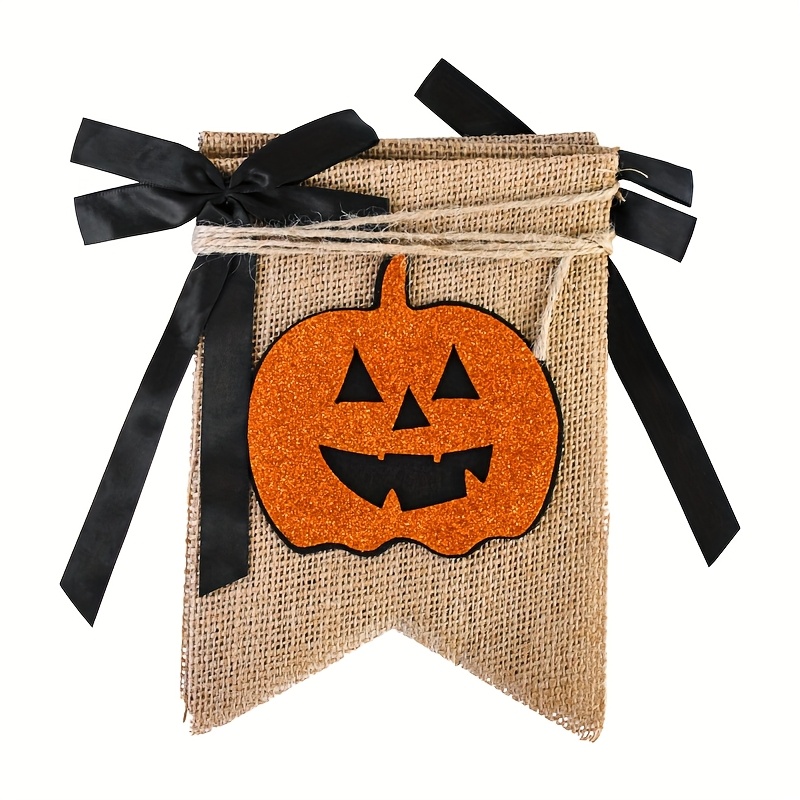 1 Set Spanduk Halloween Rustic - Pumpkin Lantern Halloween ulasan dan harga