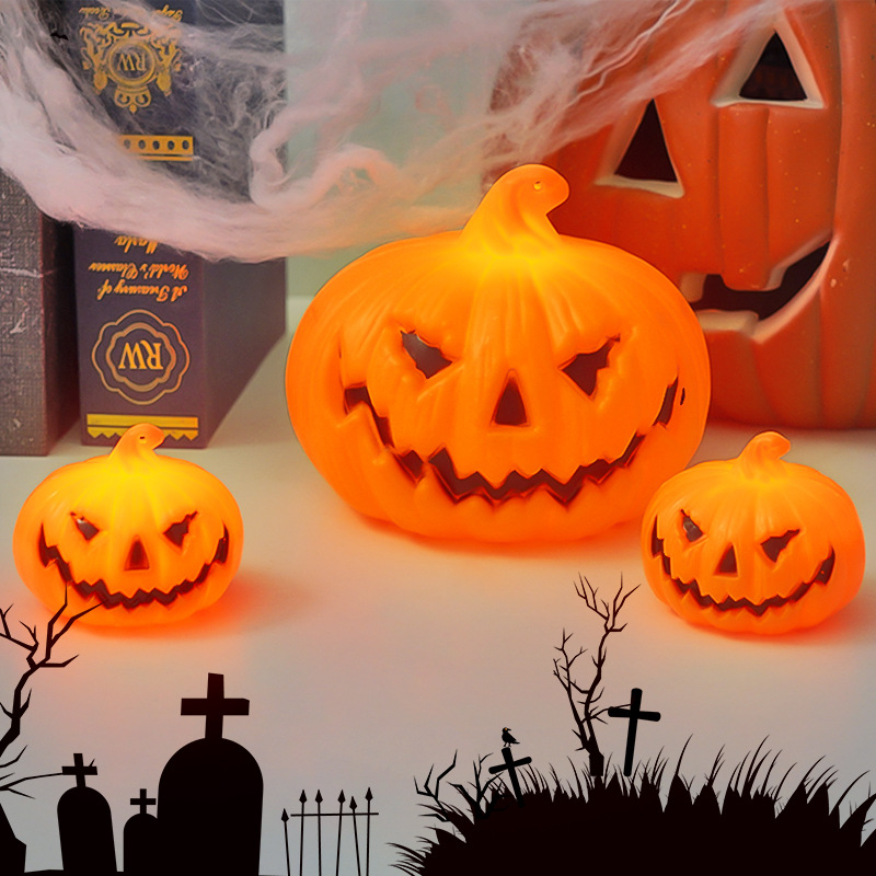 Lampu LED Halloween Bentuk Lab - Halloween Pumpkin Decor Led ulasan dan harga