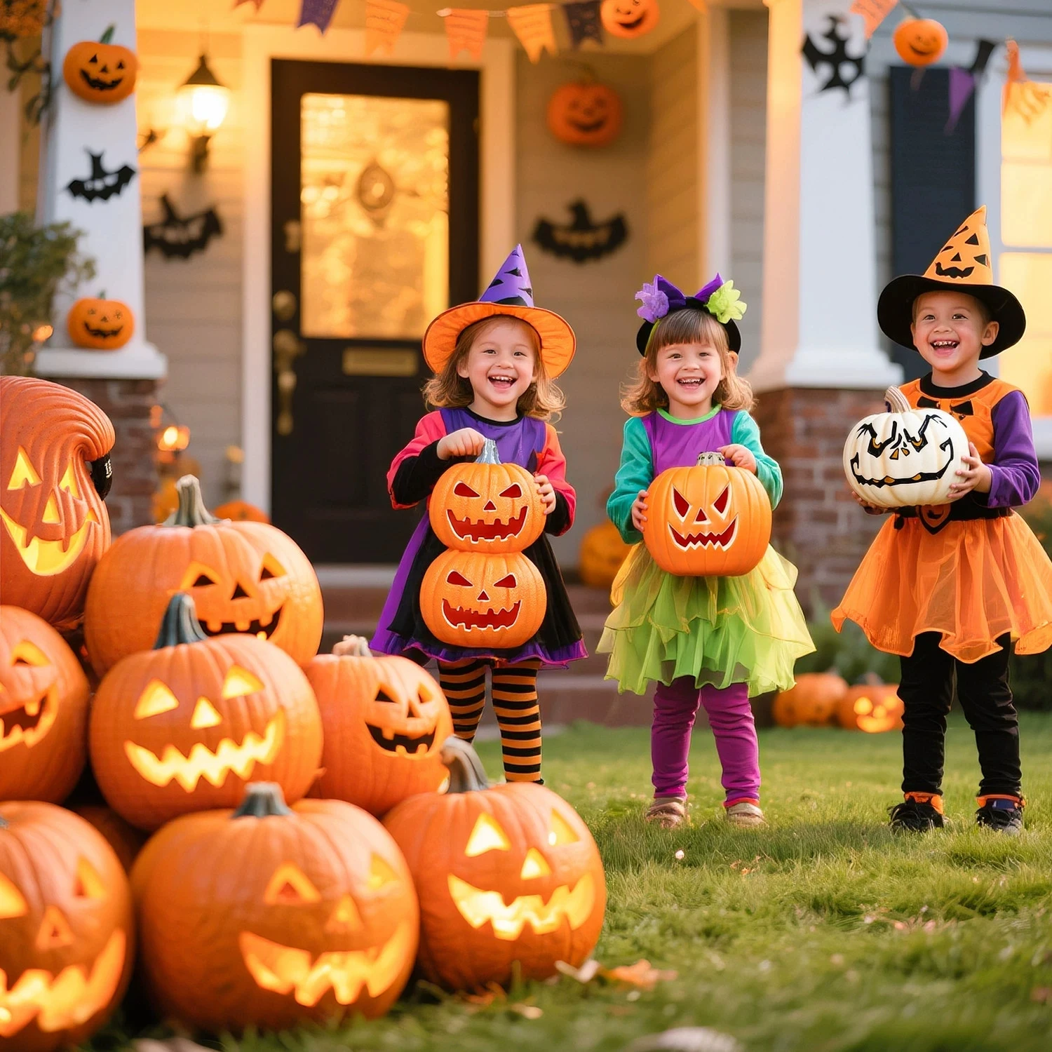 Dekorasi Labu Bercahaya Tiga L - Halloween Pumpkin Decor Led ulasan dan harga