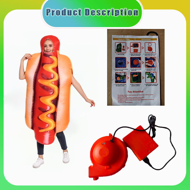 Kostum Sosis untuk Dewasa, Kos - Halloween Costume Adult ulasan dan harga